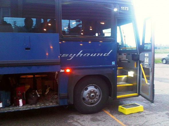 Greyhound Bus 1173 Sault Ste Marie - Friday Morning July 26 2013