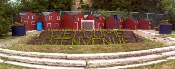 welcome-bienvenue Sudbury streetcar barns Friday July 26 2013