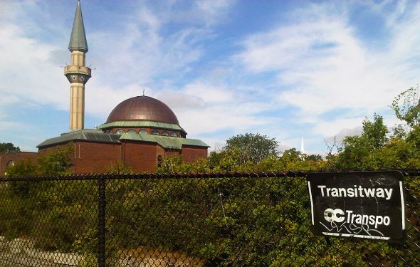 02 - Ottawa Main Mosque, Beside OCTranspo BRT Transitway, Jumah Friday August 2 2013