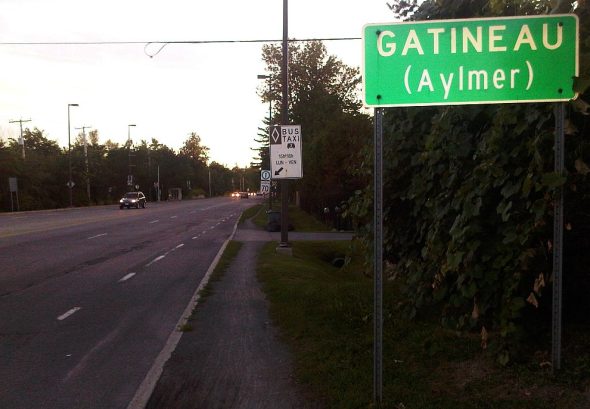 05 - Aylmer Gatineau Sign, Aylmer Quebec - Tuesday July 30 2013