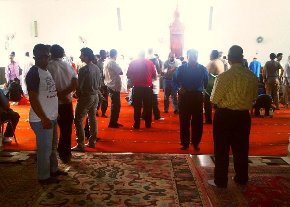 27 - Prayer Hall after Jumah Khutbah, Ottawa Main Mosque, Jumah Friday August 2 2013