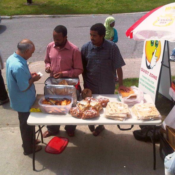 29 - Vending after Jumah Prayers, Ottawa Main Mosque, Jumah Friday August 2 2013