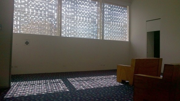 Muslim Prayer Room, World Urban Forum, WUF7 Green Pavillion 4th Floor, Plaza Mayor, Medellín Colombia, Saturday April 5 2014 - 010