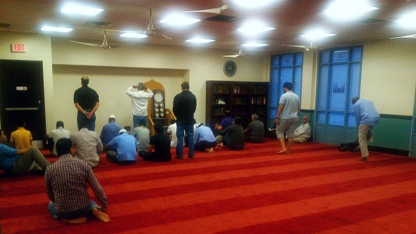 Adhan Al Maghrib Sunset Call to Prayer4 in Masjid Toronto Friday June 27 2014