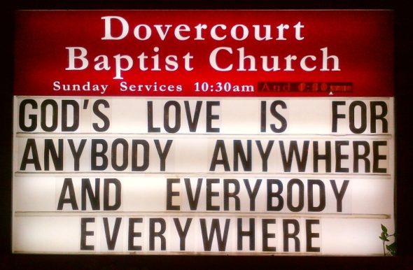 Dovercourt Baptist Church Message Board - Wednesday June 17 2015