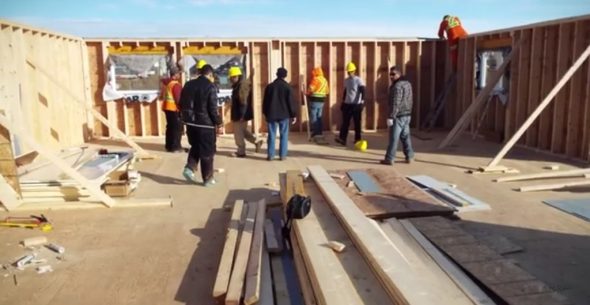 Iqaluit Masjid being built