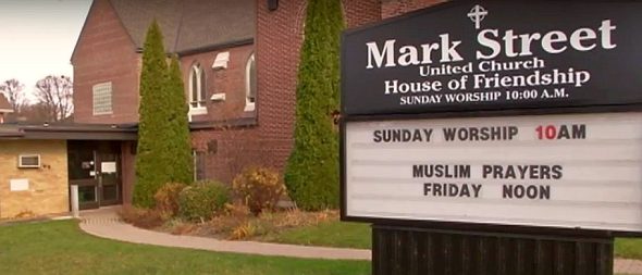 Mark Street United Church - Muslim Prayers Friday Noon - Peterborough - November 20 2015