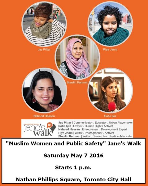 muslim women and public safety - jane's walk