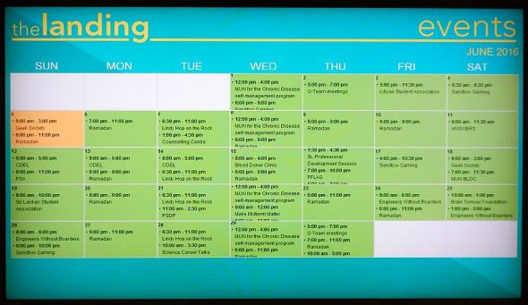 00 - Night 1 - Taraweeh - Muslim Students Association - The Landing - Student Centre - Memorial University