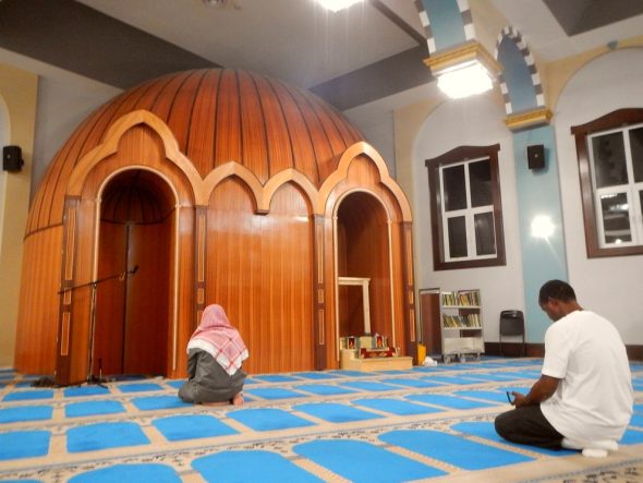 01 - Masjid Quba - Dome INSIDE The Masjid - Tuesday June 28 2016